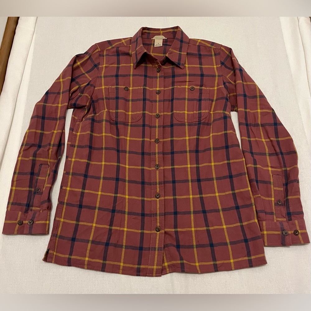 Duluth Trading Free Swingin’ Flannel Women’s Small